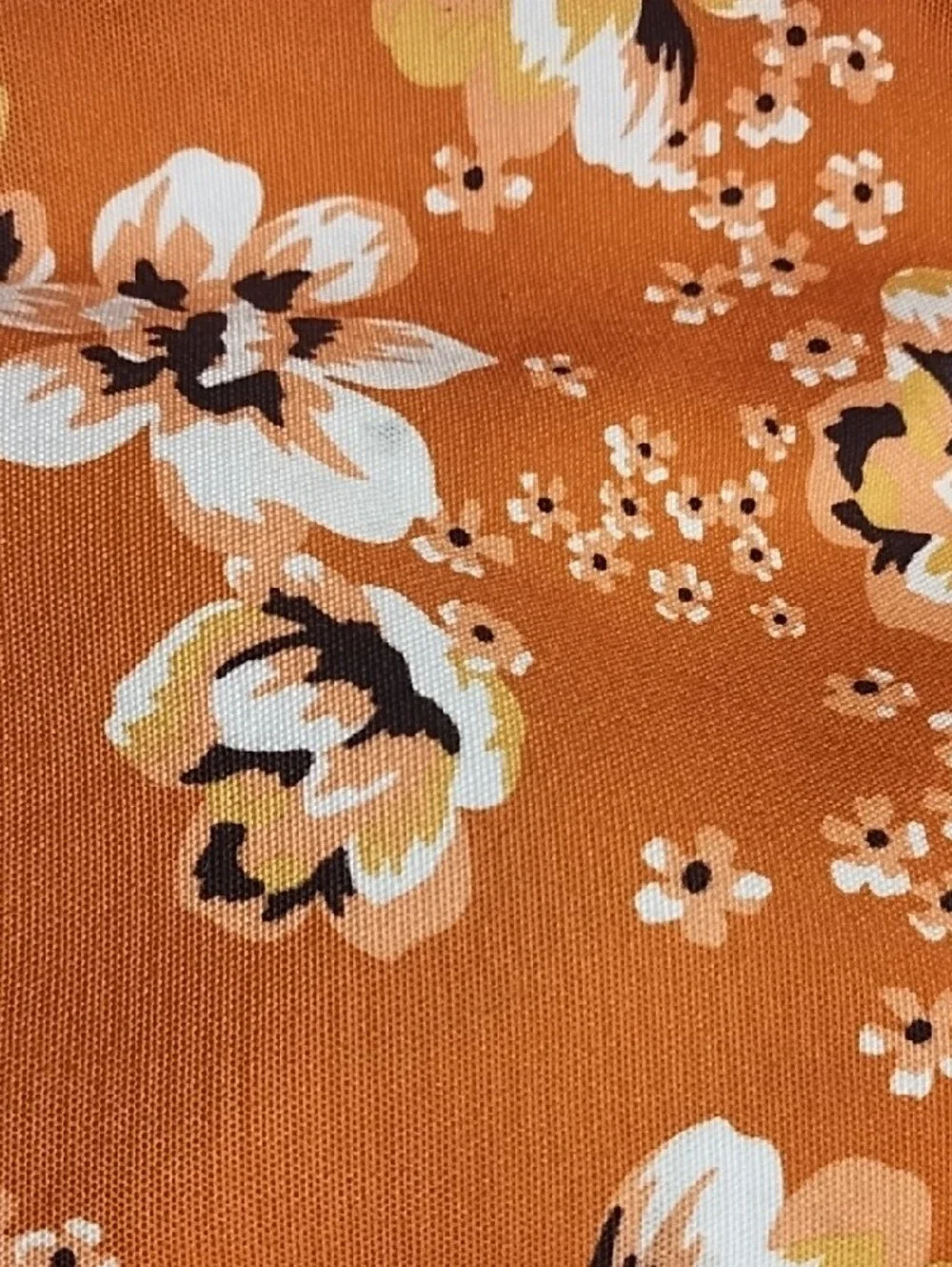 Rachel Pally Orange Floral Zip Pouch VGC.